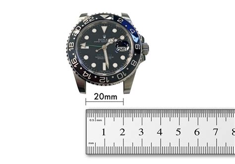 rolex gmt master ii lug width